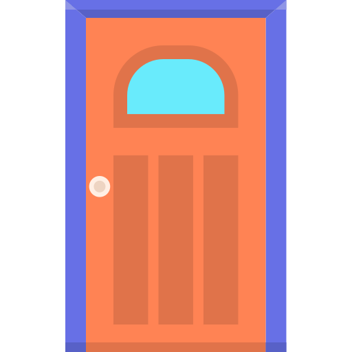 Дверь Flaticons Flat иконка