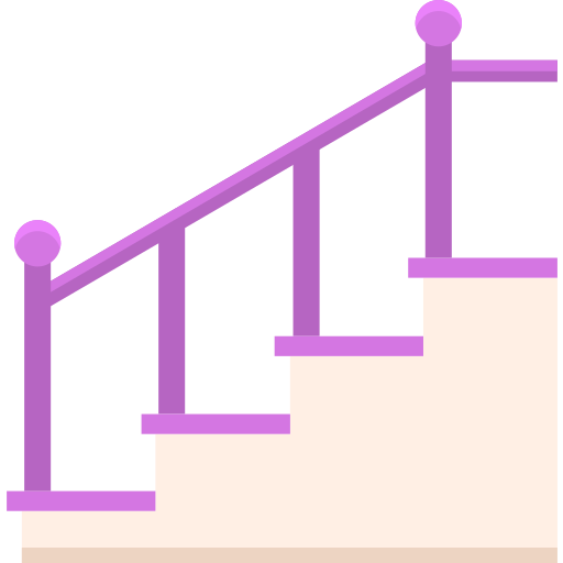 escadas Flaticons Flat Ícone
