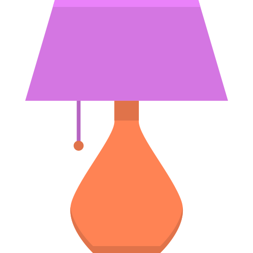 lampa stołowa Flaticons Flat ikona