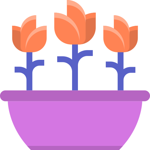 tulipany Flaticons Flat ikona