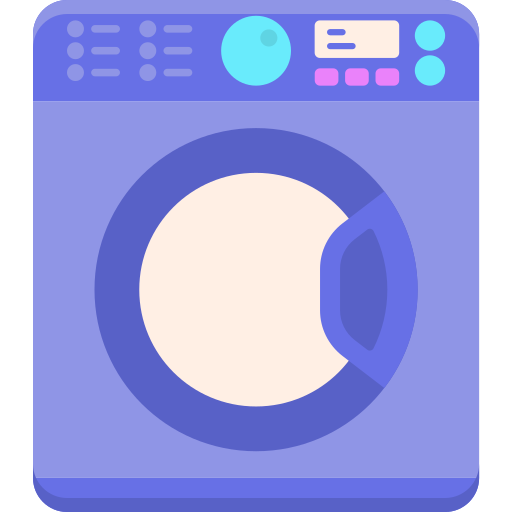 máquina de lavar Flaticons Flat Ícone