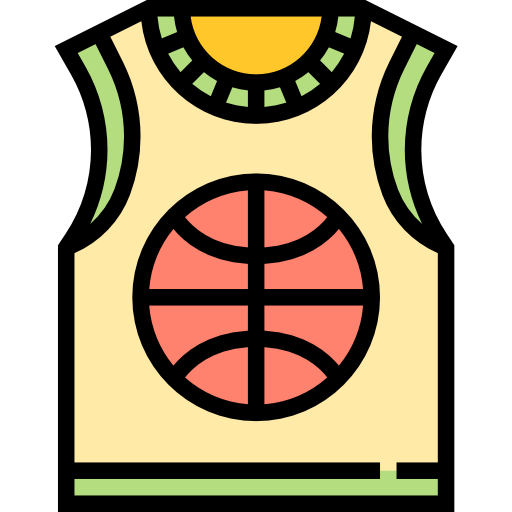 camiseta de baloncesto Meticulous Lineal Color icono
