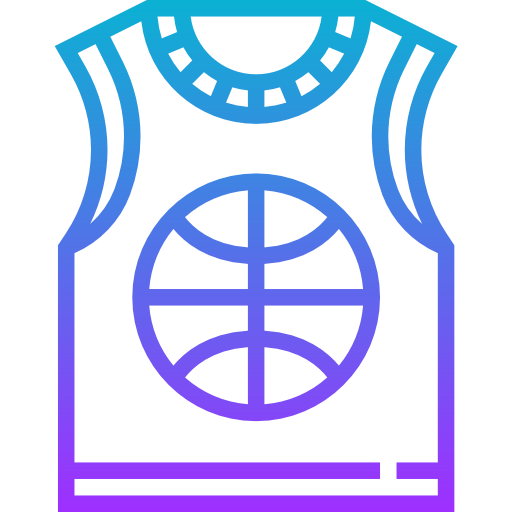 basketbal shirt Meticulous Gradient icoon