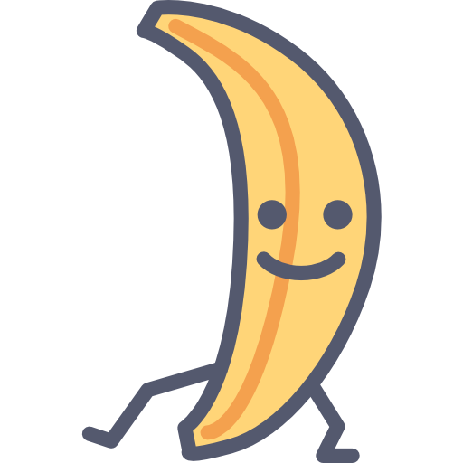 banane Darius Dan Lineal Color Icône