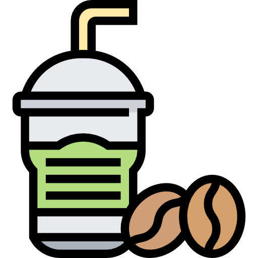 アイスコーヒー Meticulous Lineal Color icon