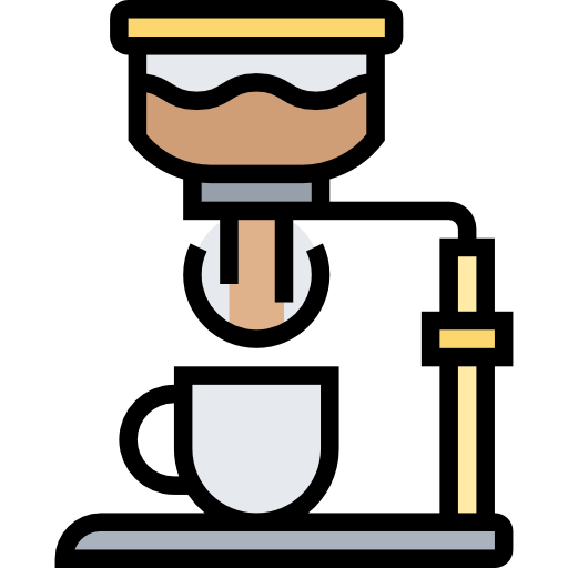 Coffee maker Meticulous Lineal Color icon