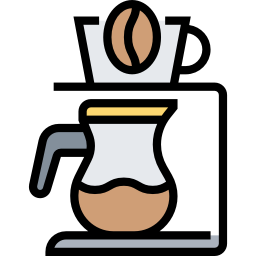 Coffee maker Meticulous Lineal Color icon
