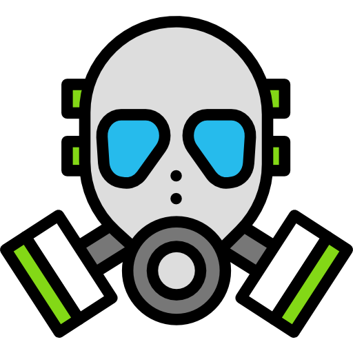 Gas mask Darius Dan Lineal Color icon