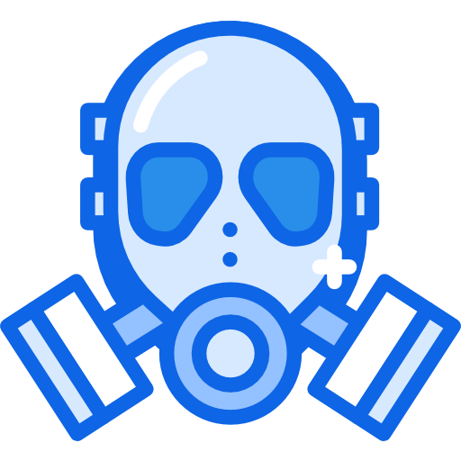 máscara de gas Darius Dan Blue icono