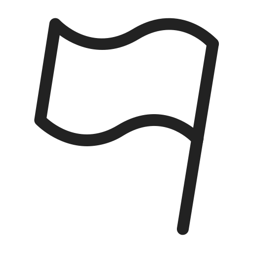 Flag Generic outline icon