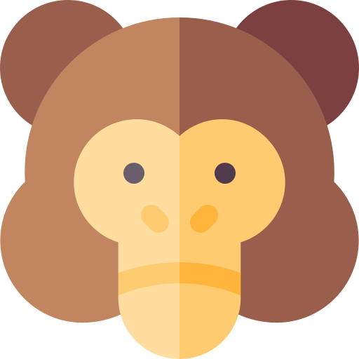 Ape Basic Rounded Flat icon