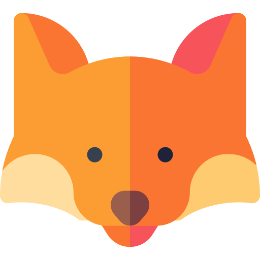 Fox Basic Rounded Flat icon