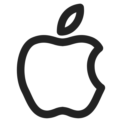 Apple Generic outline icon