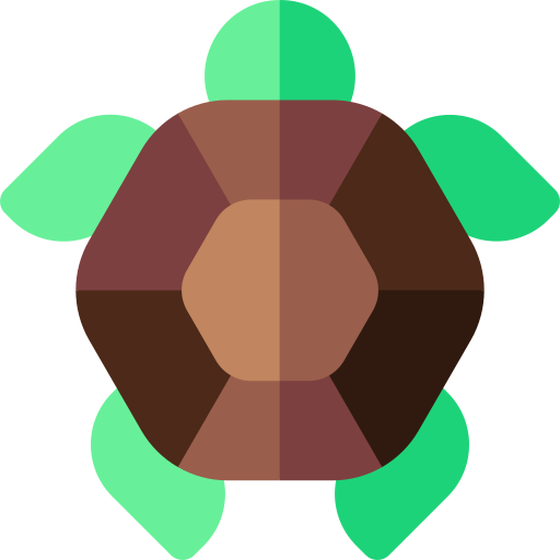tartaruga Basic Rounded Flat icona