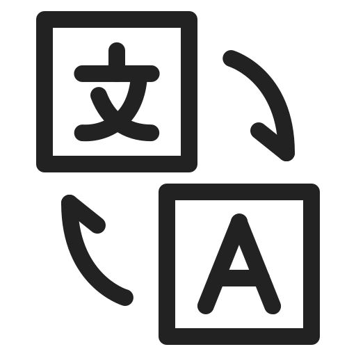 idioma Generic outline icono
