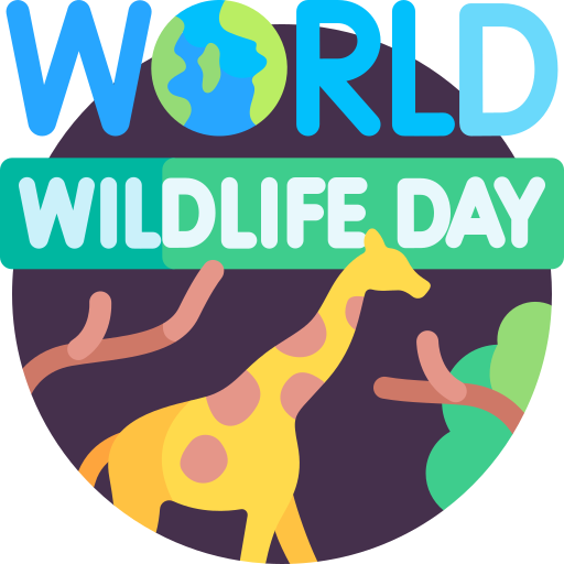 World wildlife day Detailed Flat Circular Flat icon