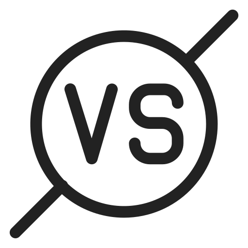 versus Generic outline icoon