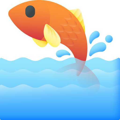 魚 3D Color icon