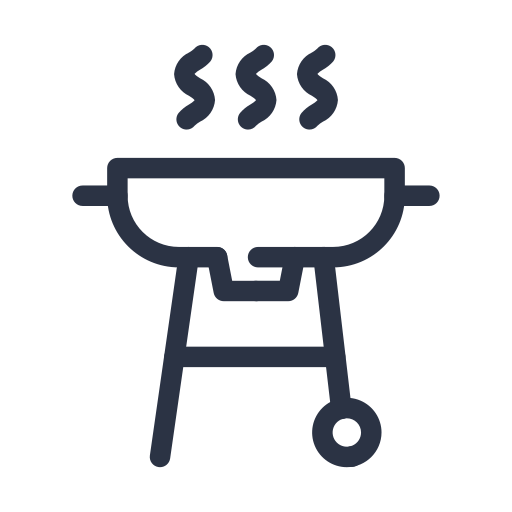 barbecue Generic outline icona