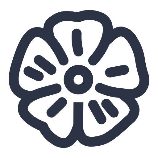 bloem Generic outline icoon