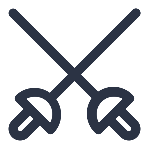 zwaarden Generic outline icoon