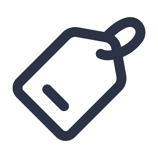 Tag Generic outline icon