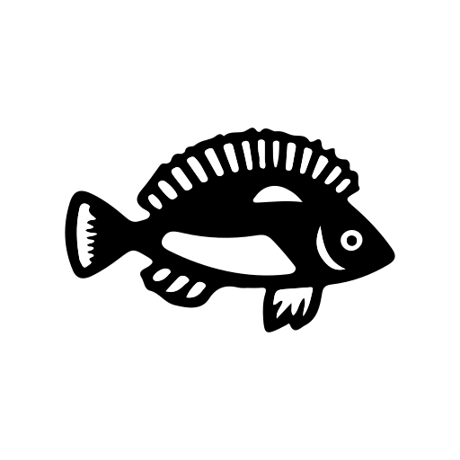 Fish Generic black fill icon