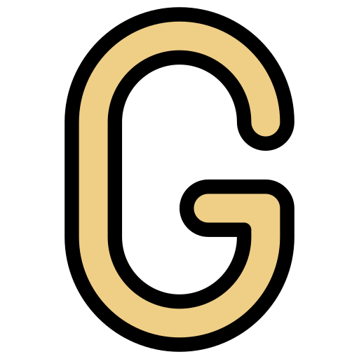 문자 g Generic color lineal-color icon