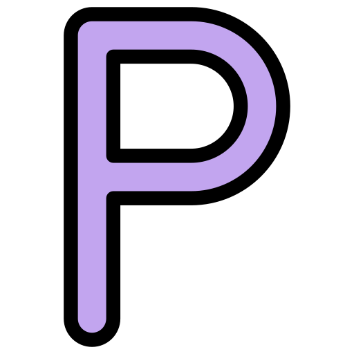 편지 p Generic color lineal-color icon