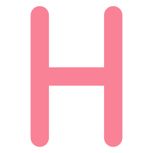 lettre h Generic color fill Icône