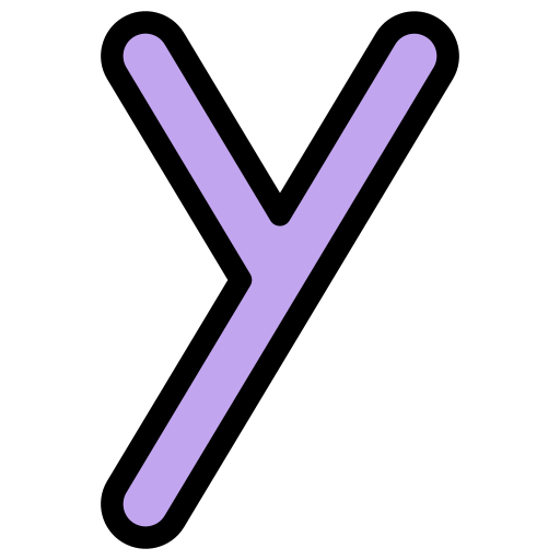 文字y Generic color lineal-color icon