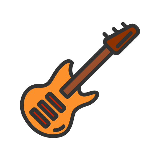gitaar Generic color lineal-color icoon
