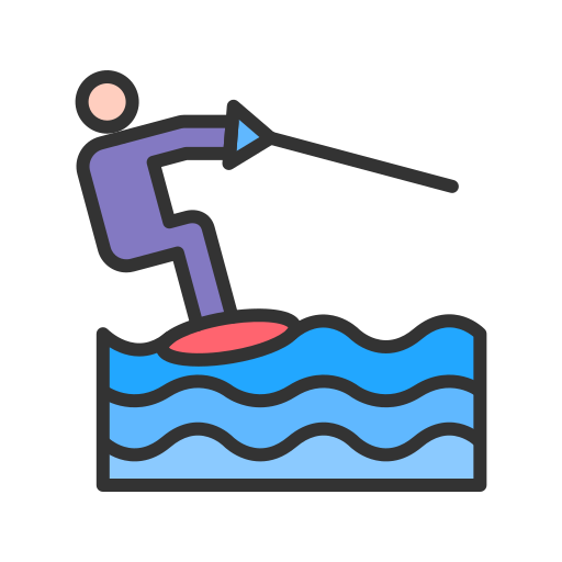 narciarstwo wodne Generic color lineal-color ikona