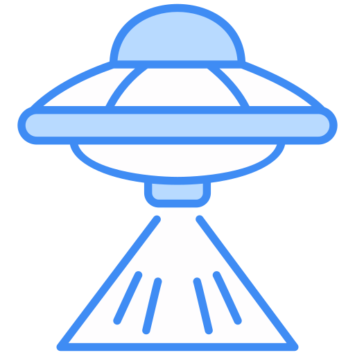 Alien ship Generic color lineal-color icon