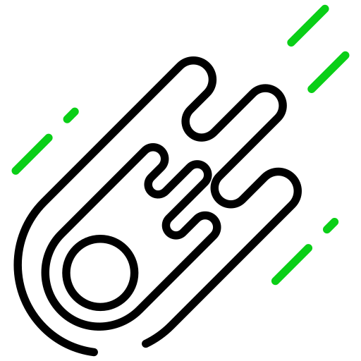 cometa Generic color outline icono