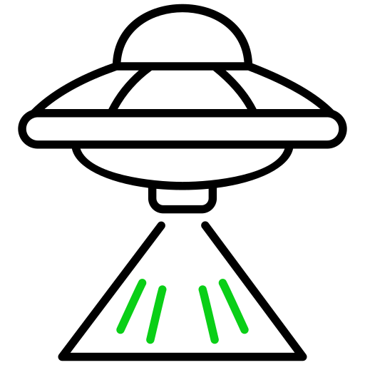 obcy statek Generic color outline ikona