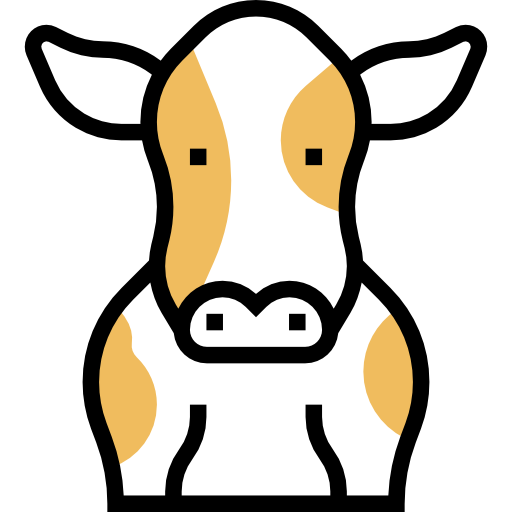 vaca Meticulous Yellow shadow icono
