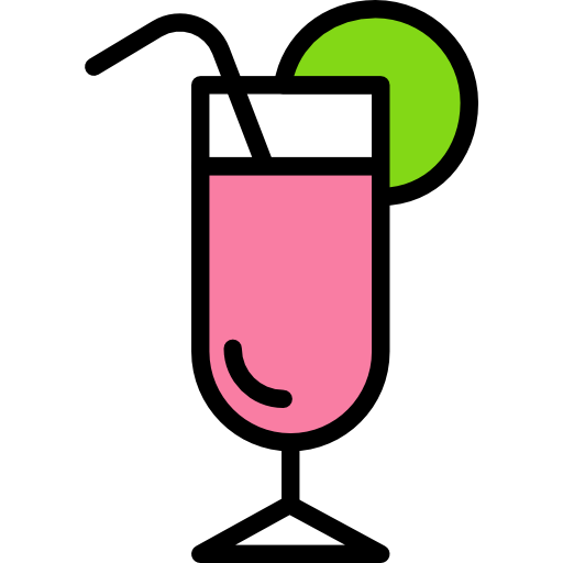 cocktail Darius Dan Lineal Color icon