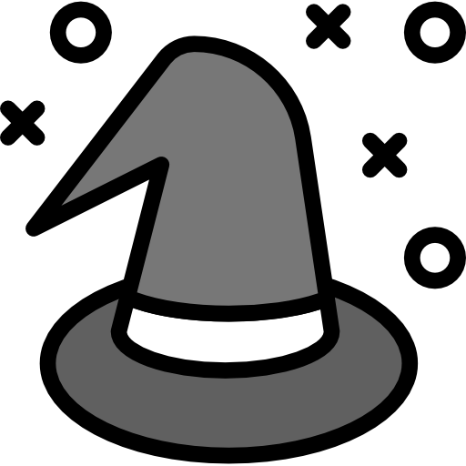 cappello da strega Darius Dan Lineal Color icona