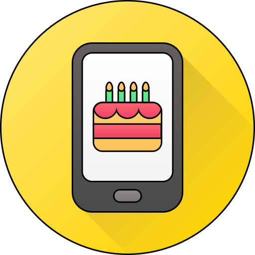 pastel de cumpleaños Generic gradient lineal-color icono