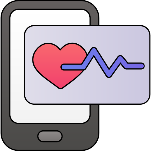 battito cardiaco Generic gradient lineal-color icona