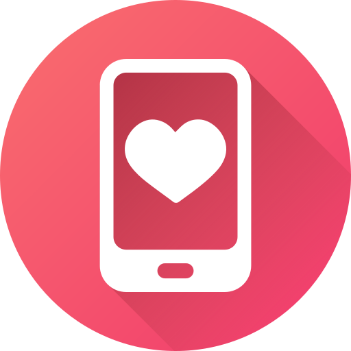 Dating app Generic gradient fill icon
