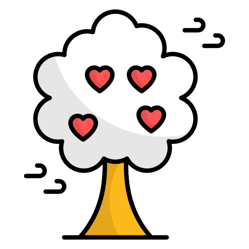 Love tree Generic color lineal-color icon