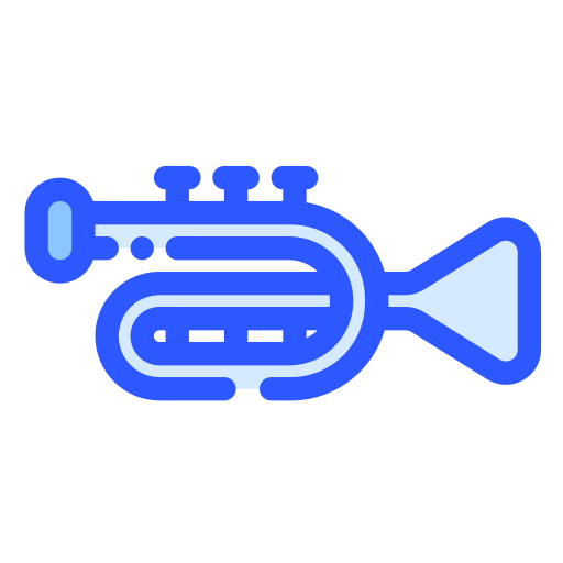Trumpets Generic color lineal-color icon