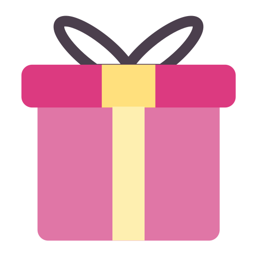caja de regalo Generic color fill icono