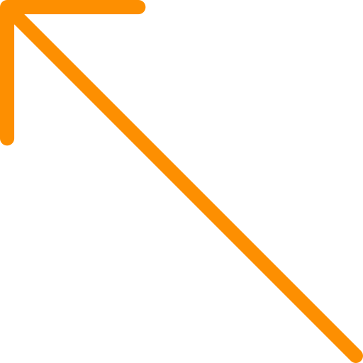 freccia in alto a sinistra Basic Accent Lineal Color icona