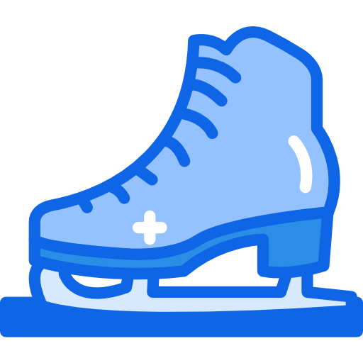 patinagem no gelo Darius Dan Blue Ícone