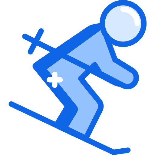 ski Darius Dan Blue icoon