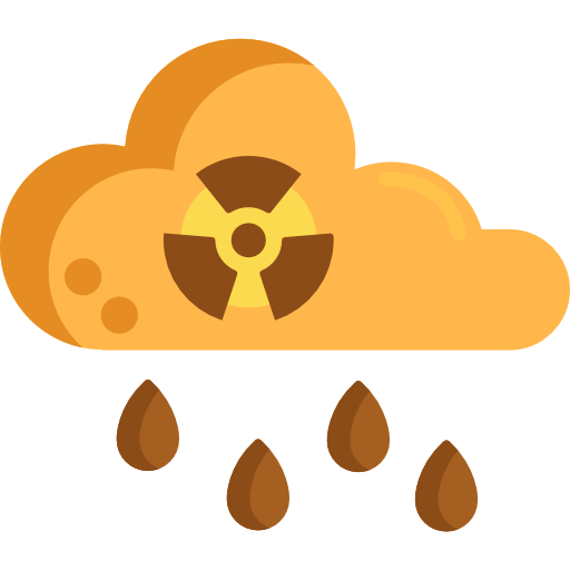 Acid rain Flaticons Flat icon