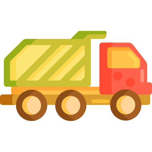 Garbage truck Flaticons Flat icon
